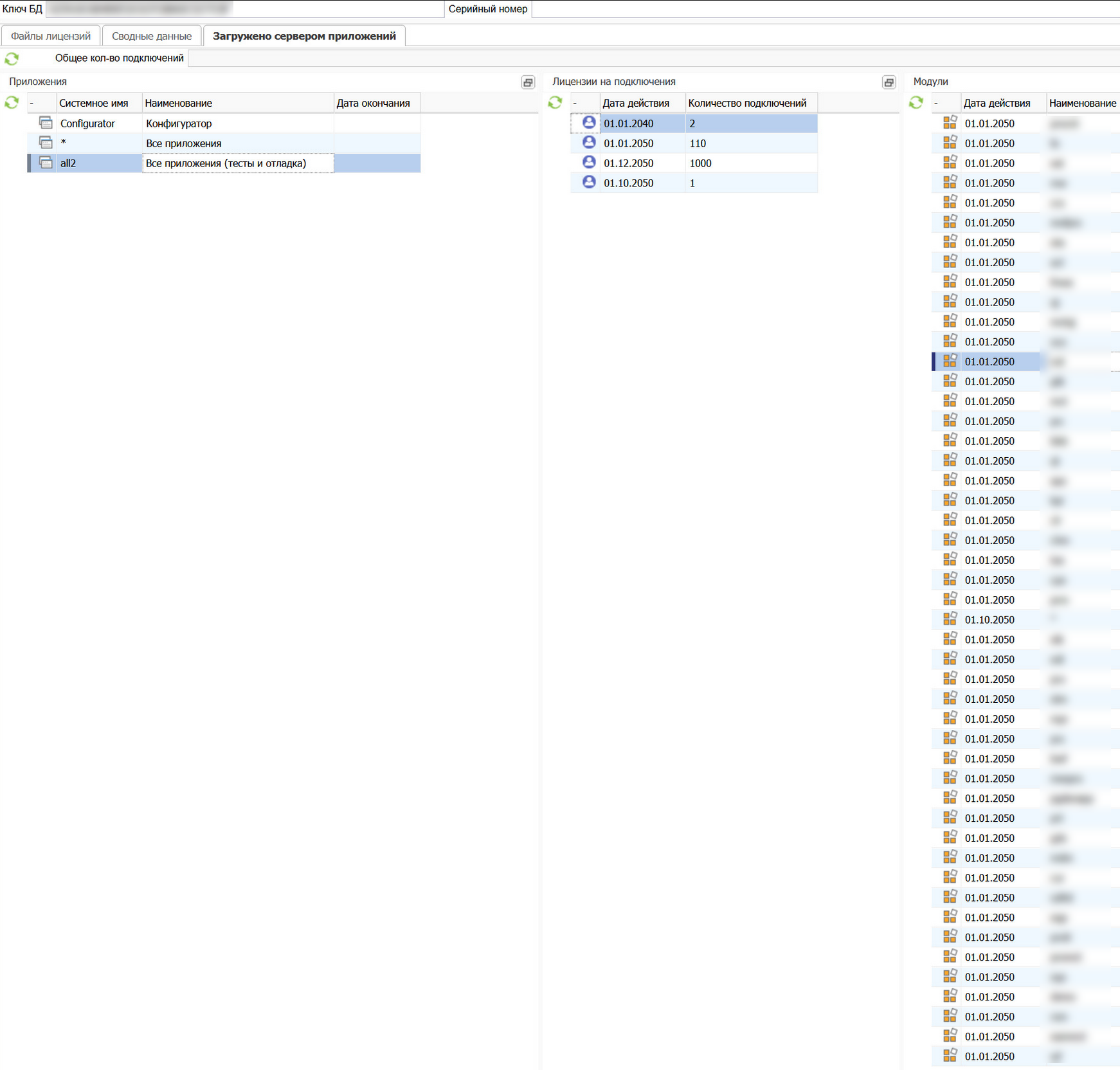 Файлы лицензии